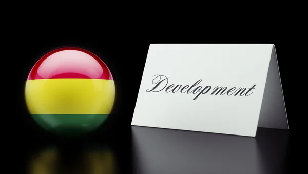 Conceito de Desenvolvimento da Bolívia — Fotografia de Stock