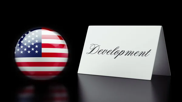 United States Development Concept — Stock Photo, Image