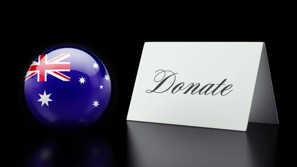 Australie Faire un don Concept — Photo