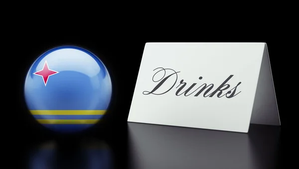 Aruba italok jel fogalma — Stock Fotó