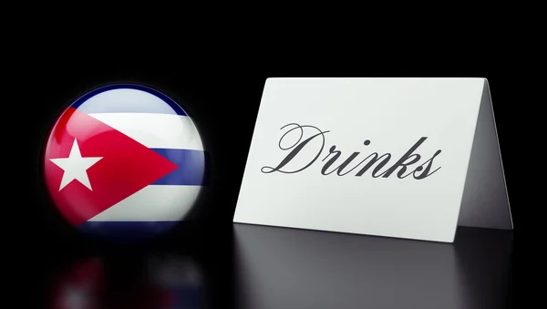 Kuba napoje koncepcja — Zdjęcie stockowe