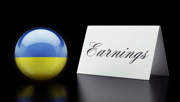 Ukraine Earnings Concept — Stock Photo, Image