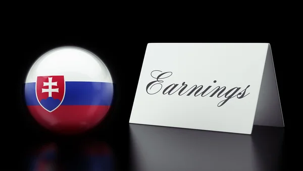 Slovakia Earnings Concept — Stock Photo, Image