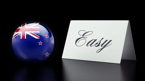 Nowa Zelandia łatwe koncepcja — Zdjęcie stockowe