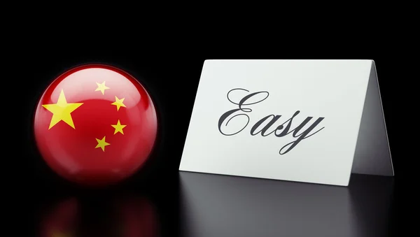 China Easy Concept — Fotografie, imagine de stoc