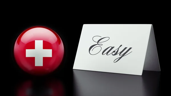 Switzerland Easy Concept — Stock Photo, Image
