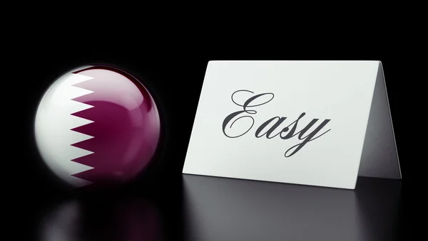Qatar Easy Concept — Stock Photo, Image