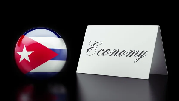 Concepto de Economía de Cuba — Foto de Stock