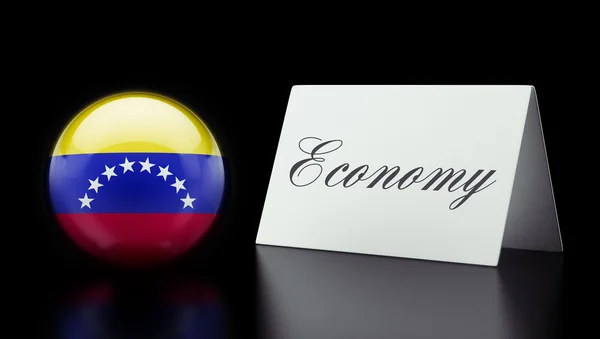 Conceito de Economia Venezuela — Fotografia de Stock
