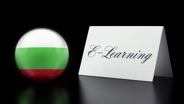Bulgarije E-Learning Concept — Stockfoto