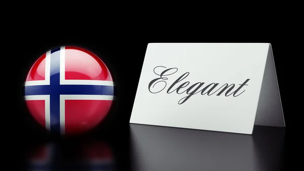 Norwegia elegancki koncepcja — Zdjęcie stockowe