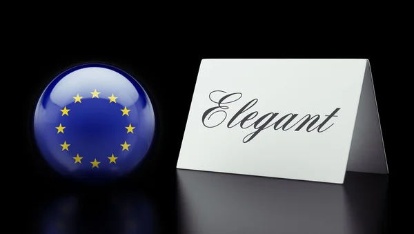 Elegancki koncepcja Unii Europejskiej — Zdjęcie stockowe