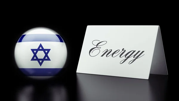 Koncepcja energii Izraela — Zdjęcie stockowe