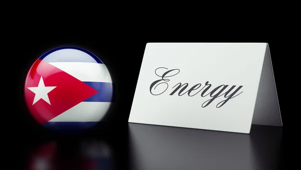 Concepto de energía de Cuba —  Fotos de Stock