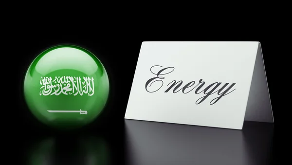 Saúdská Arábie energetické koncepce — Stock fotografie