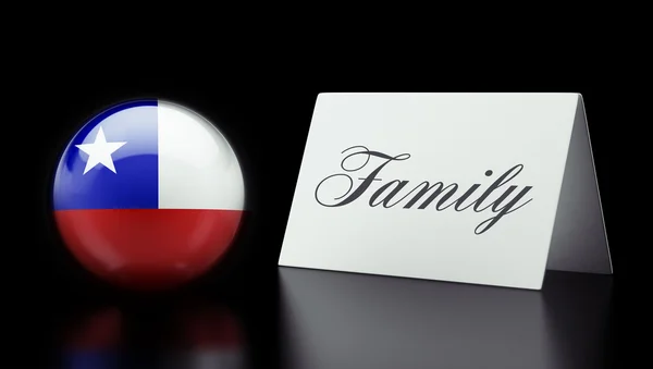 Pojęcie rodziny Chile — Zdjęcie stockowe