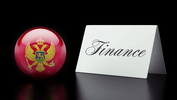 Montenegro Concetto finanziario — Foto Stock