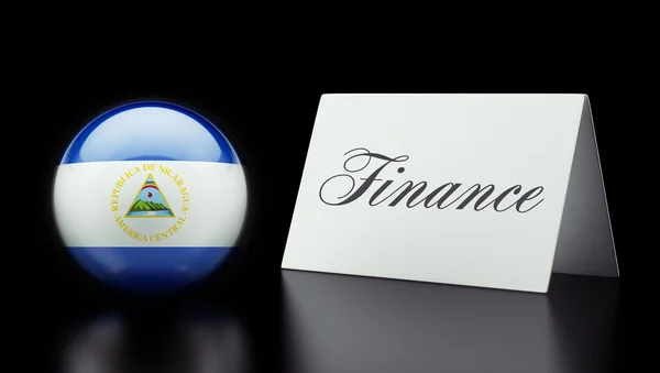 Nikaragua finanční koncept — Stock fotografie