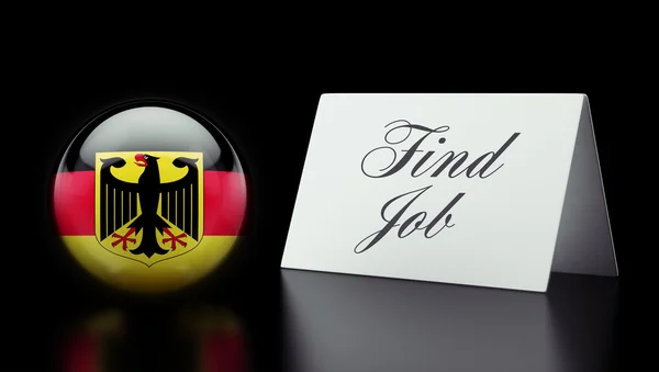 Alemania Encontrar trabajo Concepto — Foto de Stock