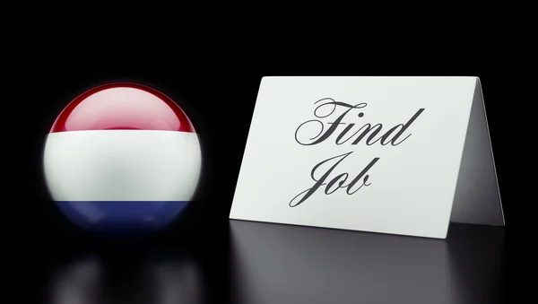 Países Bajos Encontrar trabajo Concepto —  Fotos de Stock