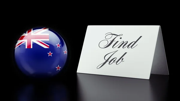 Новая Зеландия: найти работу — стоковое фото