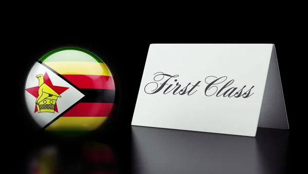 Zimbabwe First Class Concept — Stock Photo, Image