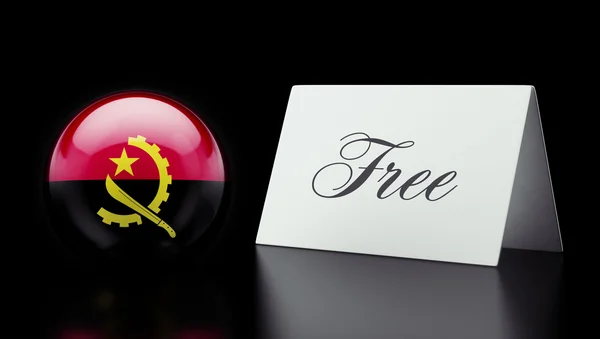 Angola Free Concept — Stock Photo, Image