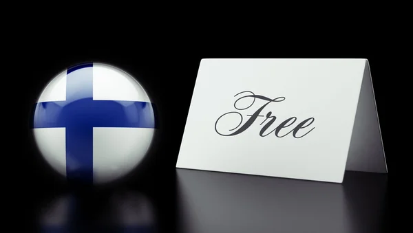 Finland gratis Concept — Stockfoto