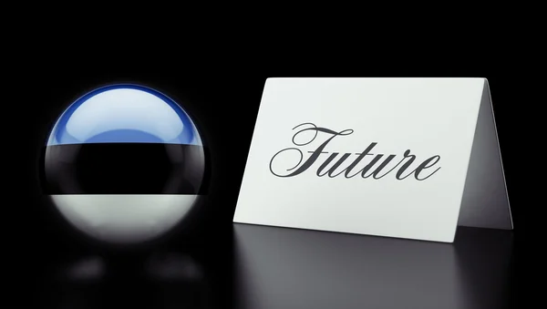 Przyszłość koncepcja Estonii — Zdjęcie stockowe