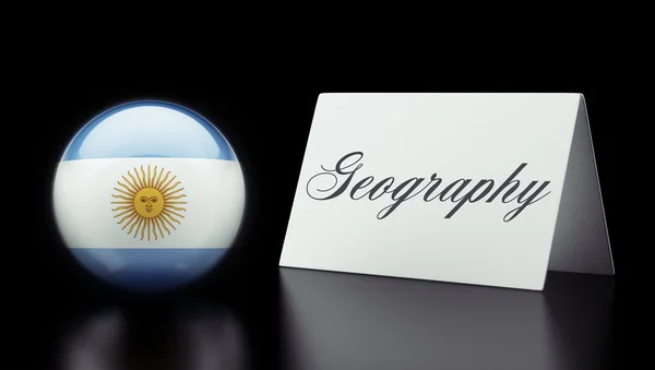 Concep geografie Argentiny — Stock fotografie