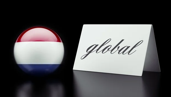 Nederländerna globala koncept — Stockfoto