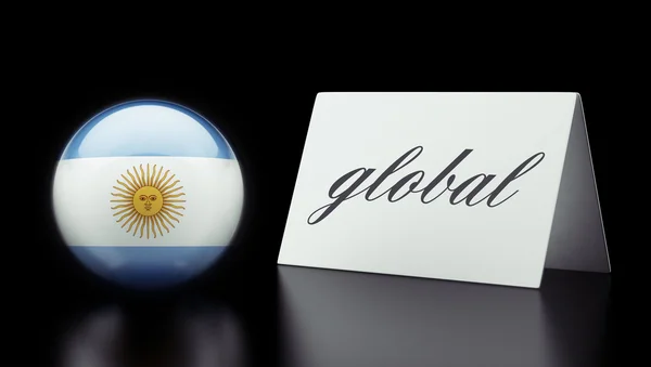 Argentina Global Concept – stockfoto