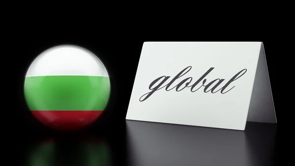 Bulgarien globala koncept — Stockfoto
