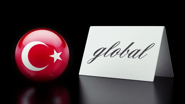 Globales Konzept für die Türkei — Stockfoto