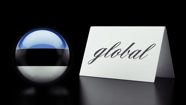 Estonia Global Concept — Stock Photo, Image