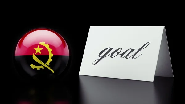 Angola Goal Concept — Stock Photo, Image