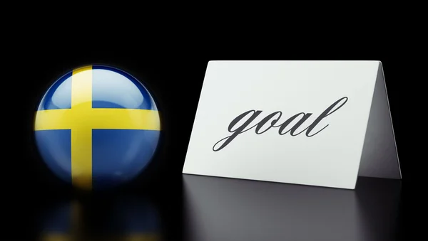 Sweden Goal Concept — Stock Photo, Image