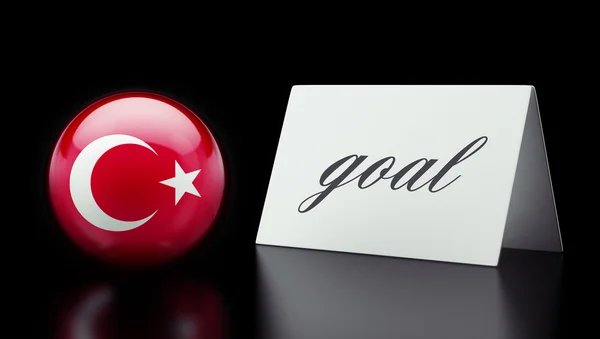 Turkey Goal Concept — Stock Photo, Image