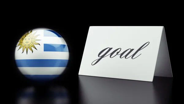 Uruguay Goal Concept — Stock Photo, Image