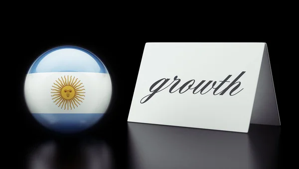 Koncepce růstu Argentina — Stock fotografie