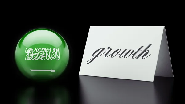 Arabia Saudita Crecimiento Concep — Foto de Stock