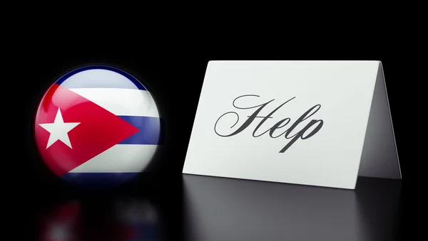 Cuba Help Concept — Stockfoto