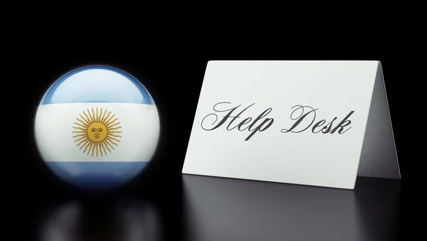 Argentyna Help Desk koncepcja — Zdjęcie stockowe