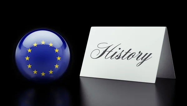 Koncept Historie Evropské unie — Stock fotografie