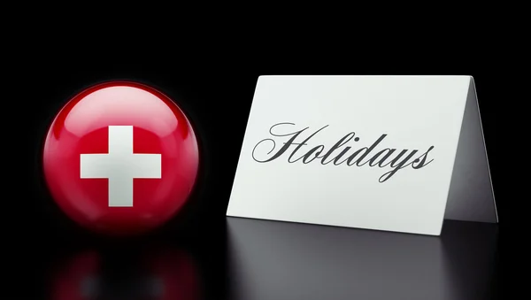 Switzerland Holidays Concept — Stock Photo, Image