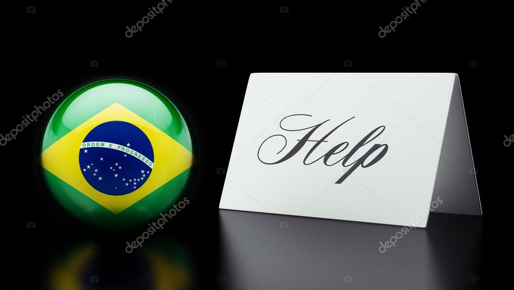 Brazil Help Concept