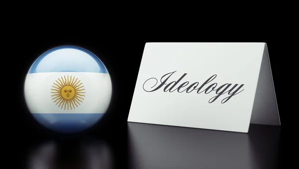 Аргентина ідеології концепції — стокове фото