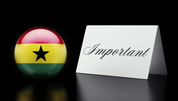 Ghana Important Concept — Stock Photo, Image