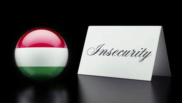 Hungary Insecurity Concept — Stock Photo, Image