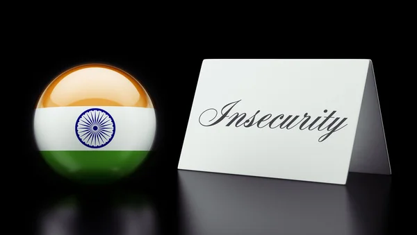 India Insecurity Concept — Stock Photo, Image